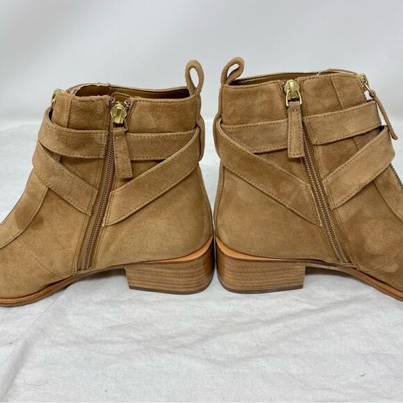 Paolo Suede Heeled Ankle Boots- Size 7.5 - Picture 11 of 15